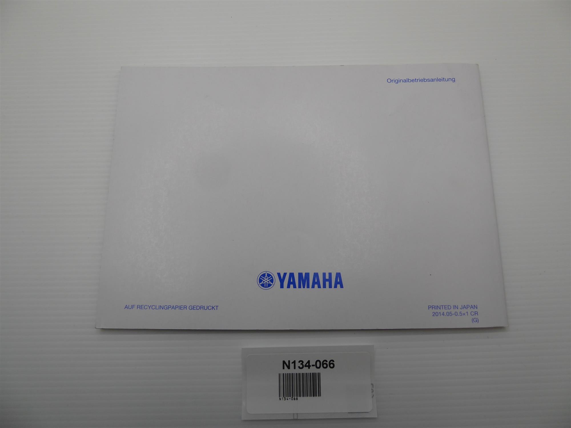 Yamaha MT-09 Bedienungsanleitung 1RC-28199-GL