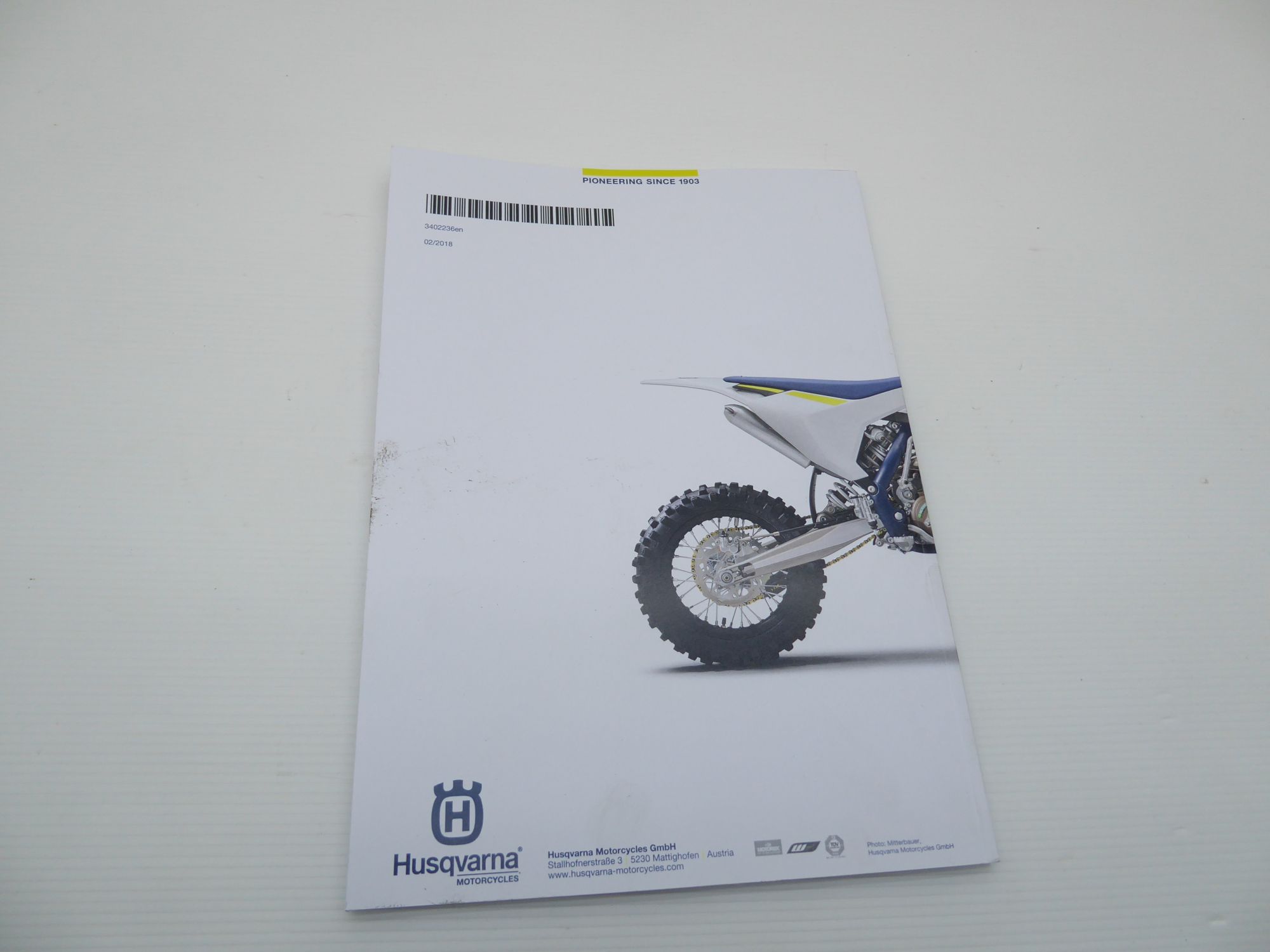 Husqvarna TC 65 2019 Owners Manual EN 3402236en