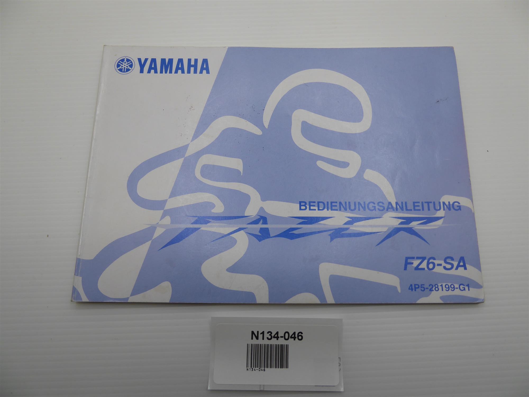 Yamaha FZ6-SA Bedienungsanleitung 4P5-28199-G1