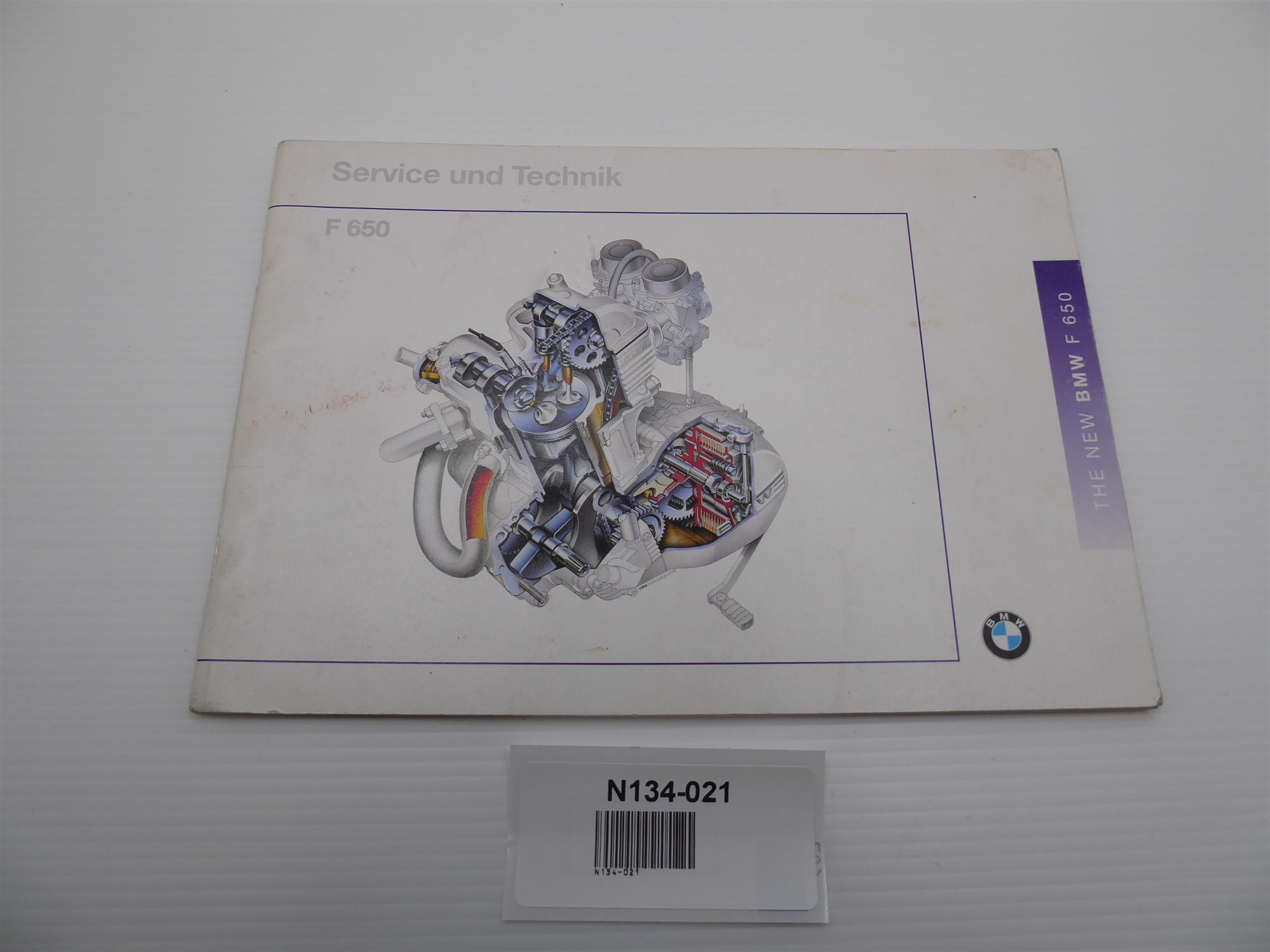 BMW F 650 Service und Technik 01409799220