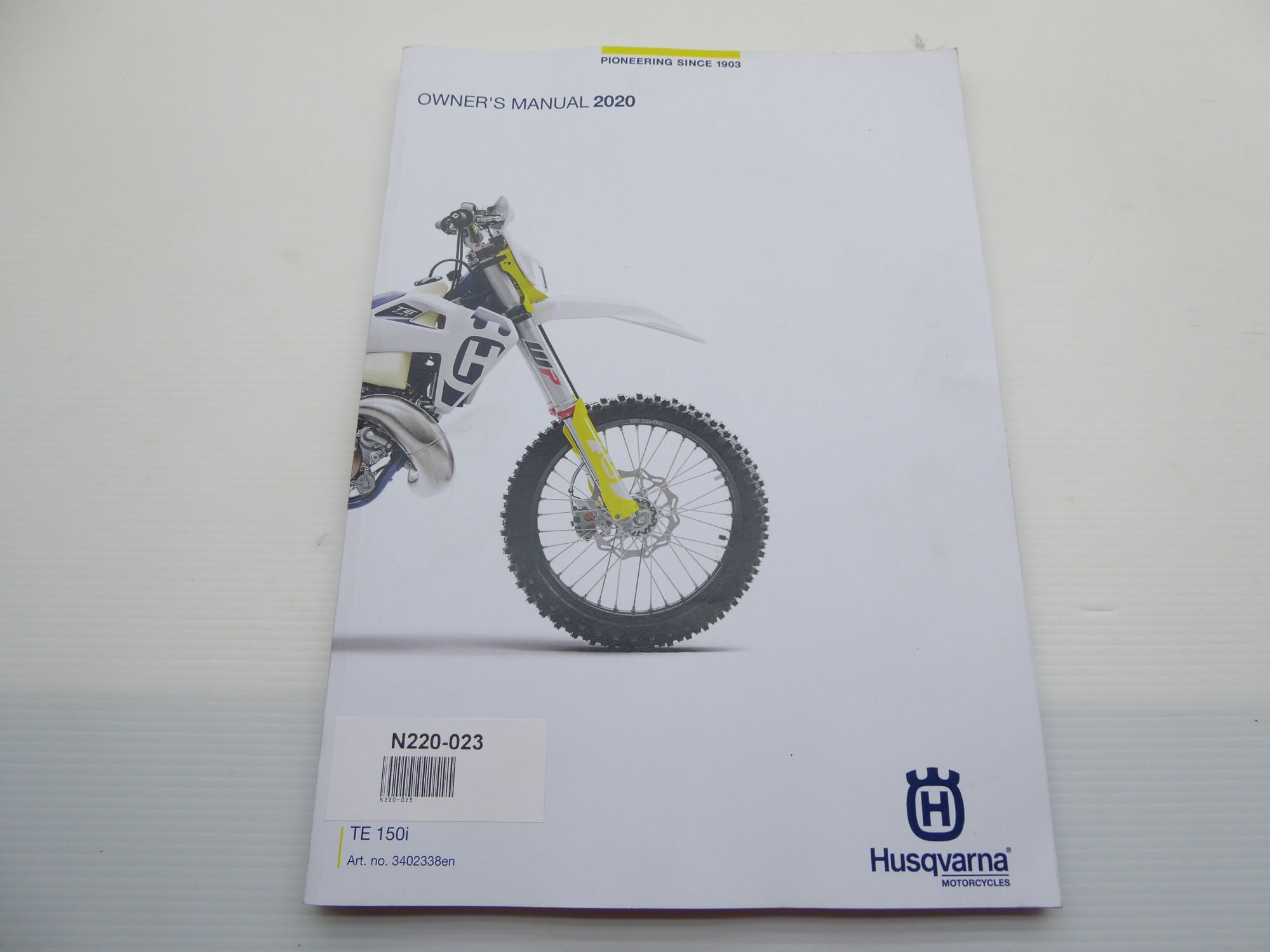 Husqvarna TE 150i 2020 Owners Manual EN 3402338en