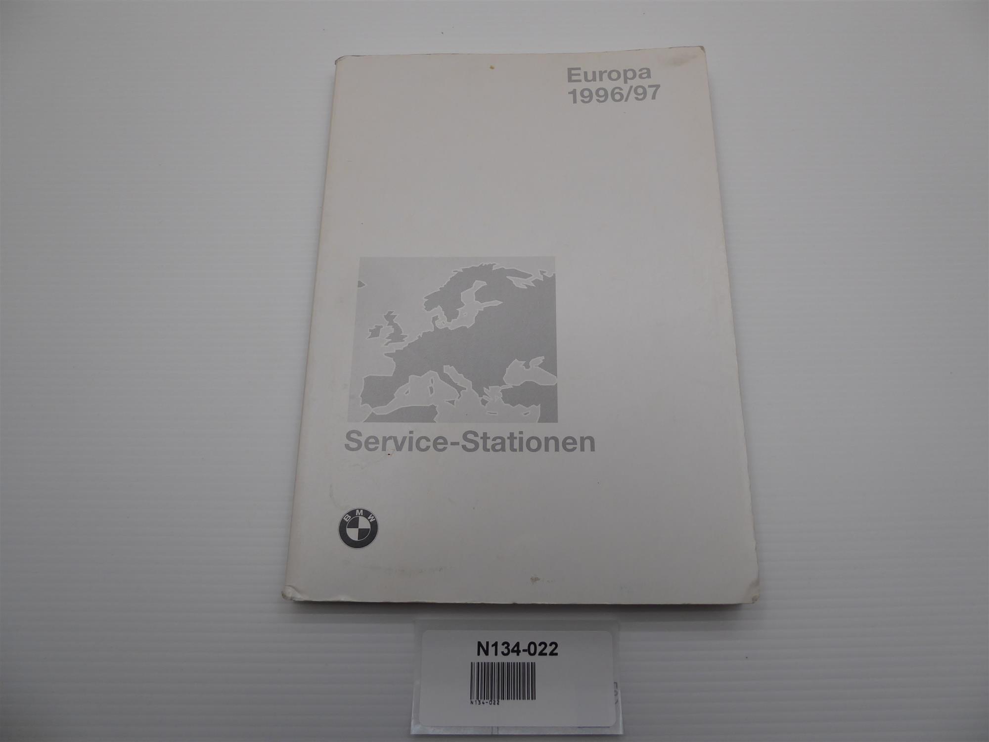 BMW Service-Stationen Europa 96-97