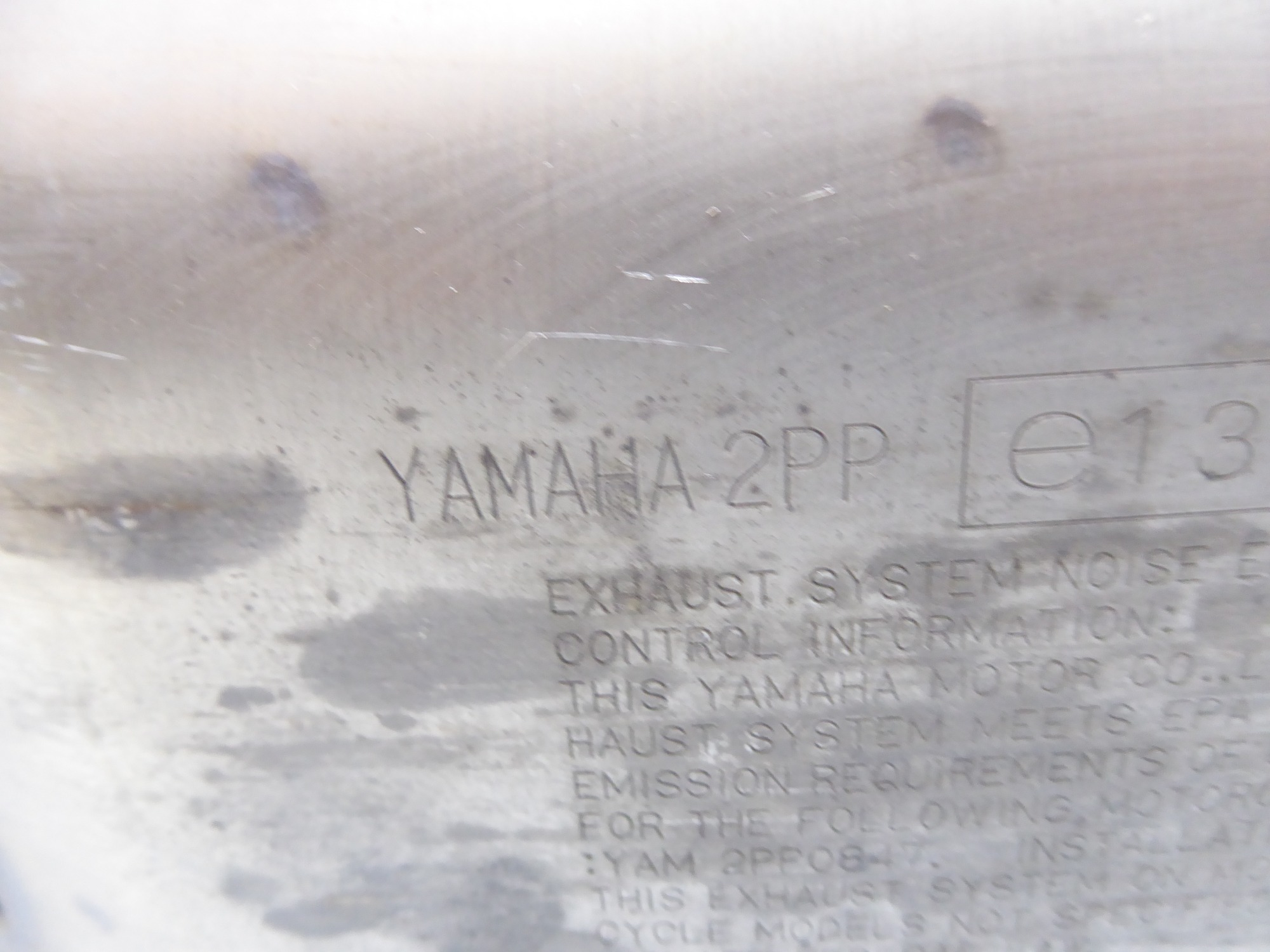 Yamaha MT 09 Tracer Auspuff Endschalldämpfer kpl. 2PP-14710-00